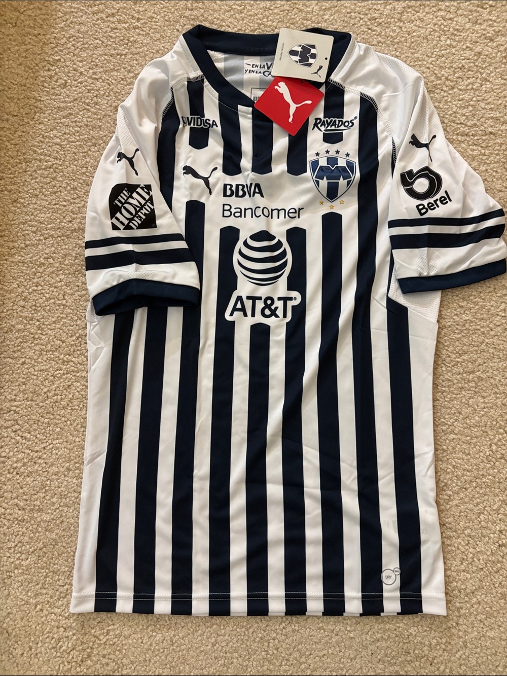 Monterrey Men’s soccer Jersey Brand New